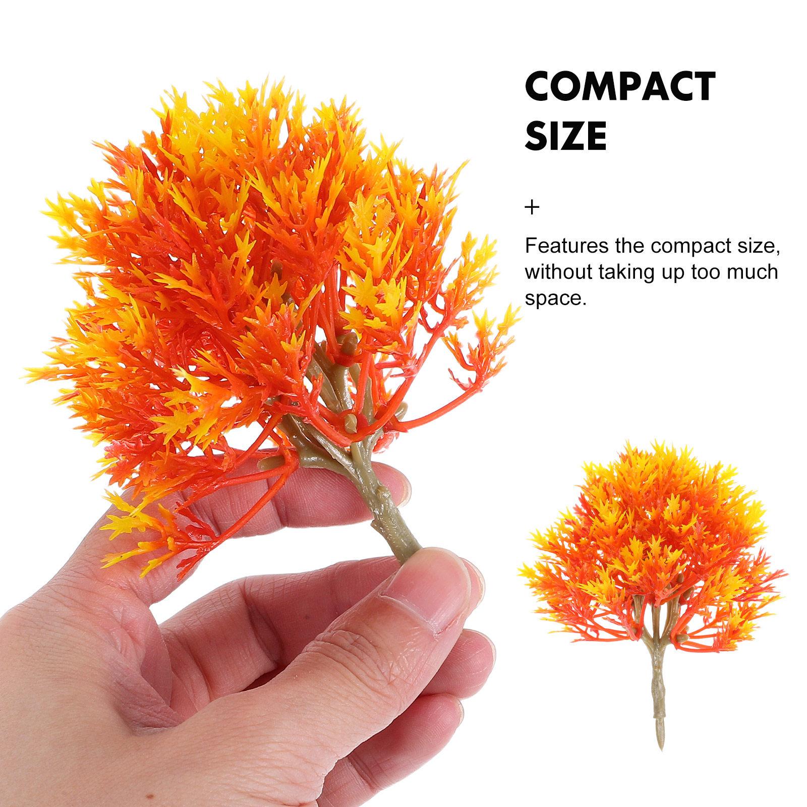 

Premium Simulated Maple Tree Ornament for Micro Landscape Bonsai Garden Decor Sand Table Fairy Garden DIY Miniature Scene 15X9X9CM