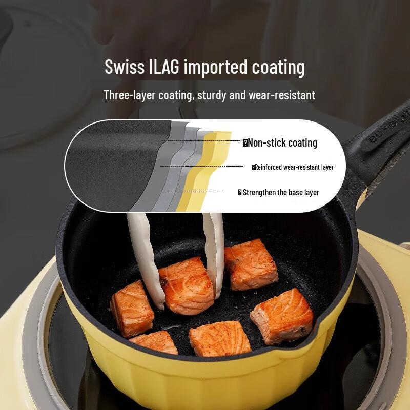 Buydeem 18cm Non-stick Enamel Pot
