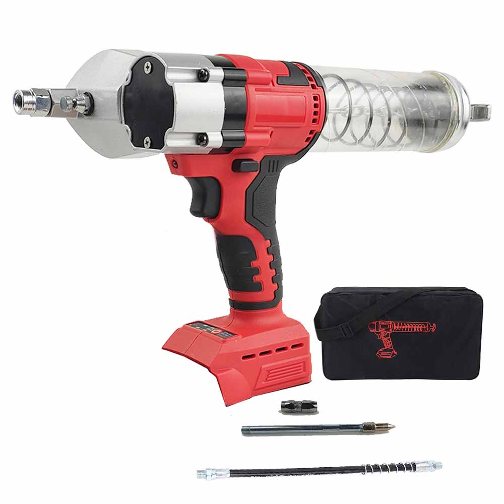 Brushless Electric Grease Gun Wireless Fully Automatic High-Pressure Excavator Specific Grease Gun Fit Makita/Dewalt 18V Battery