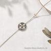 Four-Leaf Clover Enamel Bracelet: Elegant, Fade-Resistant, Versatile, Exquisite Hand Jewelry for Women.