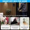 Tuya Smart Key Box Serratura Wireless Scatola Chiavi Elettronica Impermeabile IP65 Sblocco Impronta Digitale/ Password/ Carta/ Impronta Digitale/ Chiave/ App