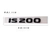 3D Glossy Black ABS Letter Emblem for Lexus IS200 IS250 IS300 IS350 Car Body Side  Rear Trunk Badge Sticker  Accessories