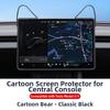 ZFX1 For New Tesla Screen Protector Frame Display Edge Body Cover Central Control Accessories For Tesla Model 3 Y Juniper 2026 2025