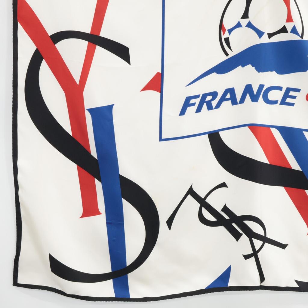 Yves Saint-Laurent 1998 France World Cup Silk scarf multicolorUsed