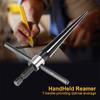 Tapered Hex Reamer,Tapered Reamer,T Handle Taper Reamer, Reamer Tool, Bridge Pin Hole Handheld T Shape Hand Reamer