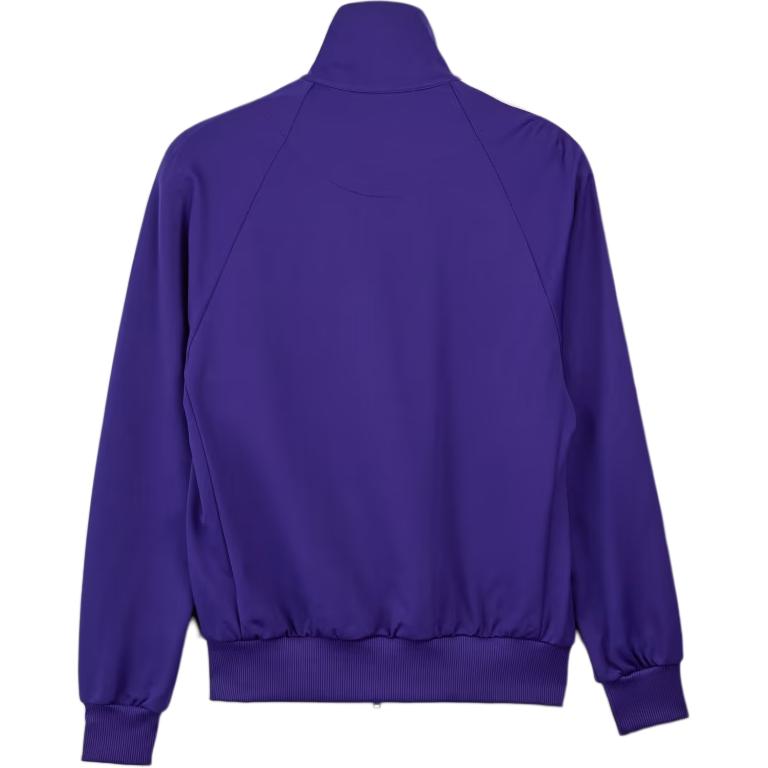 Y-3 Logo Pattern Stand Collar Zip Long Sleeve Jacket Men Jacket Purple JF0667