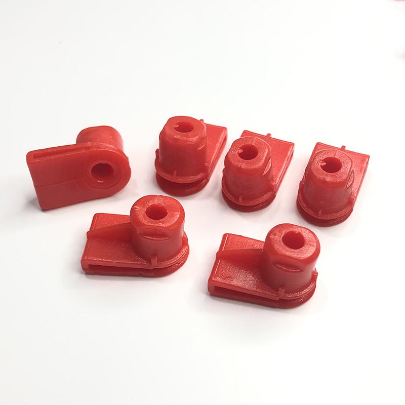 20pcs Auto Clips For BMW 07147212877 Grommet Nut for Screws- X1 & 1-Series Centre Console Clips Red Plastic Car Fastener