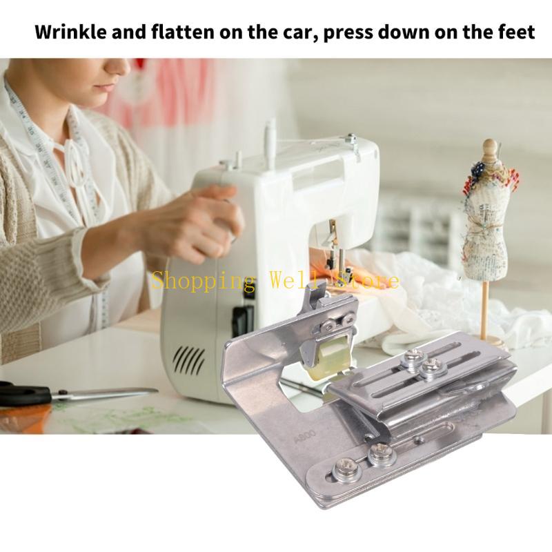 KX4B Industrial Flatbed Sewing Machine Quilting Presser Foot Width Adjustable Double Layer Ruffling Presser Foot Attachment