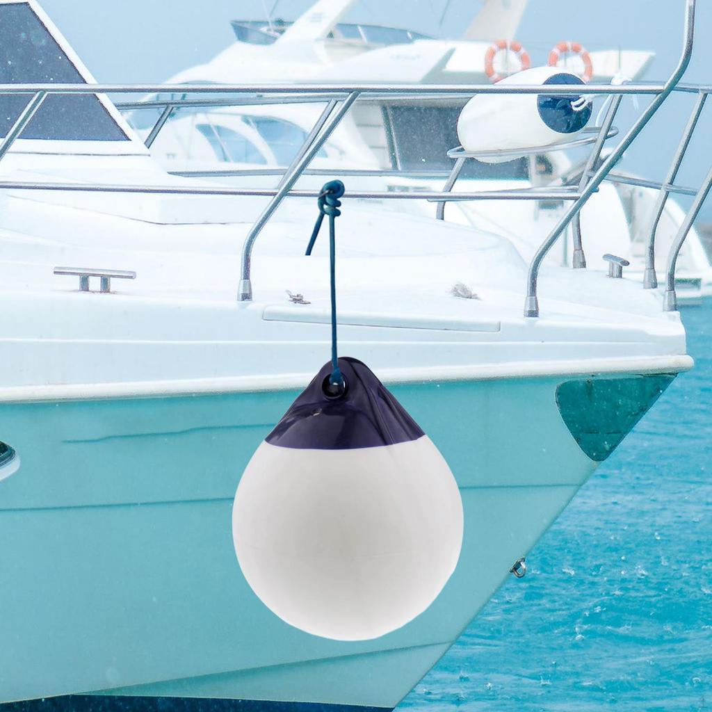Boje für Boote und Segelboote, mit Öse, PVC, Größe 30 x 35 cm