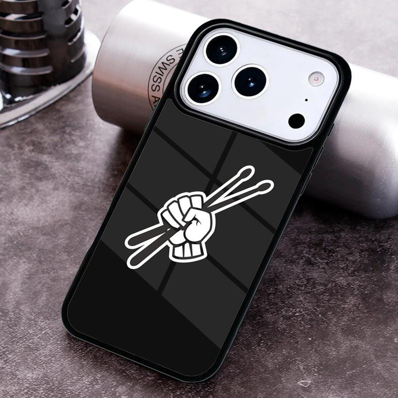 Drummer Playing Drums Phone Case For iPhone 17 16 15 14 13 12 11 Pro Max Plus 17Air Soft Silicone Cover