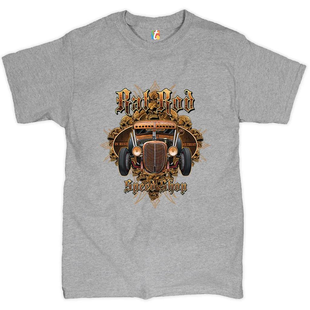 Rat Rod In Rust We Trust Retro Hot Rod Route 66 Old School TShirt Summer Cotton ONeck Short Sleeve Mens T Shirt New S3XL
