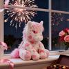 Little Pony Plush Toy Soft Fluffy Stuffed Animal with Big Bright Eyes Realistic Cute Pony Doll for Kids Adults