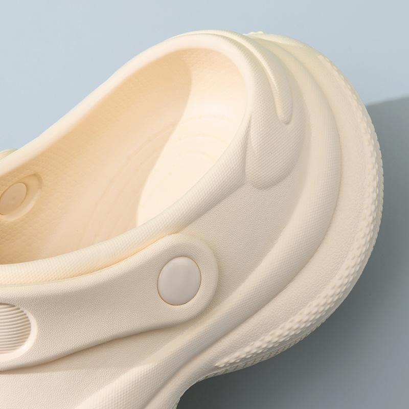 Girls' hole shoes heightening shoes wear thick soles, non-smelly feet, non-slip slippers, advanced sense