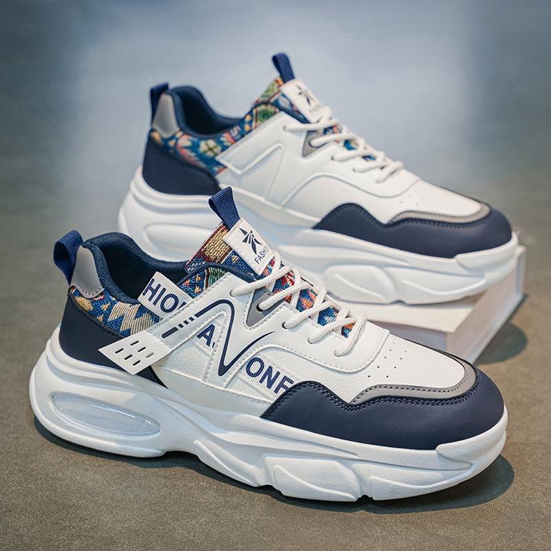 Spring Breathable Thick Sole Casual Running Dad Shoes For Men