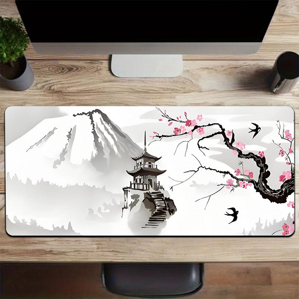 pc Japanese sakura Large Mouse Pad computer mat Desk Mat keyboard mat Office Gaming Table Mat