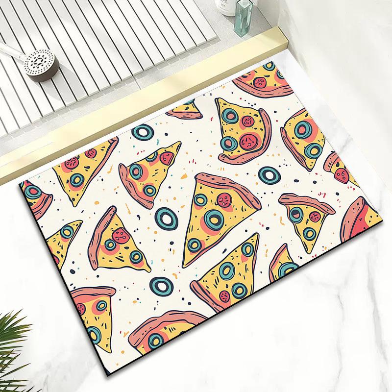 Household Diatom Mud Absorbent Non-slip Quick Dry Mat Bathroom Door Mat Cartoon Cute Funny Mat