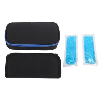 Sac de Voyage Refroidisseur d'Insuline Sac Diabétique Isolé avec Blocs de Glace Médication Portable Polyvalente