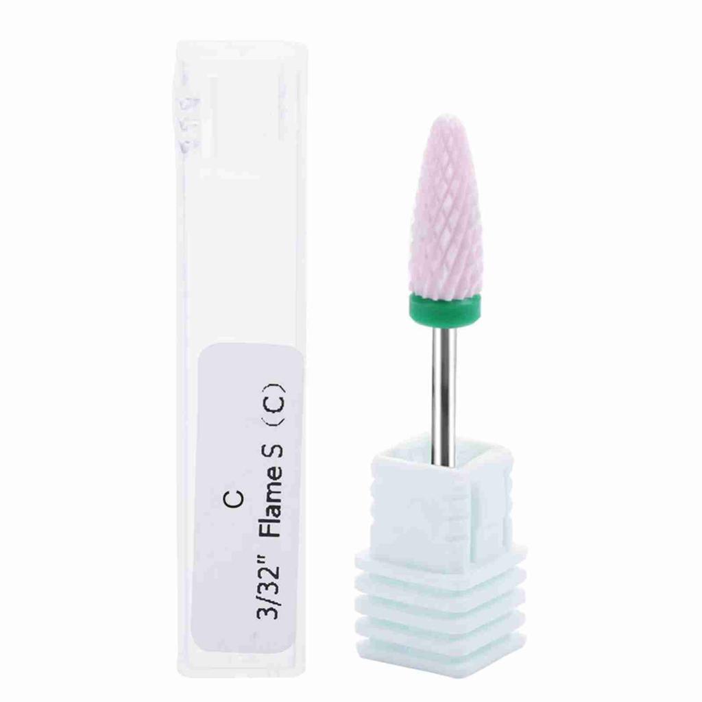 5 Types Ceramic Cylinder Shape Grinding Head Nail Drill Bit for Nail  Polishing Manicure Tools