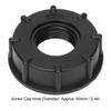 3 Peças Conector de Tanque IBC Rosca Grossa Adaptador de Dreno de Mangueira Acessório de Plástico 60mm Diâmetro InternoG1