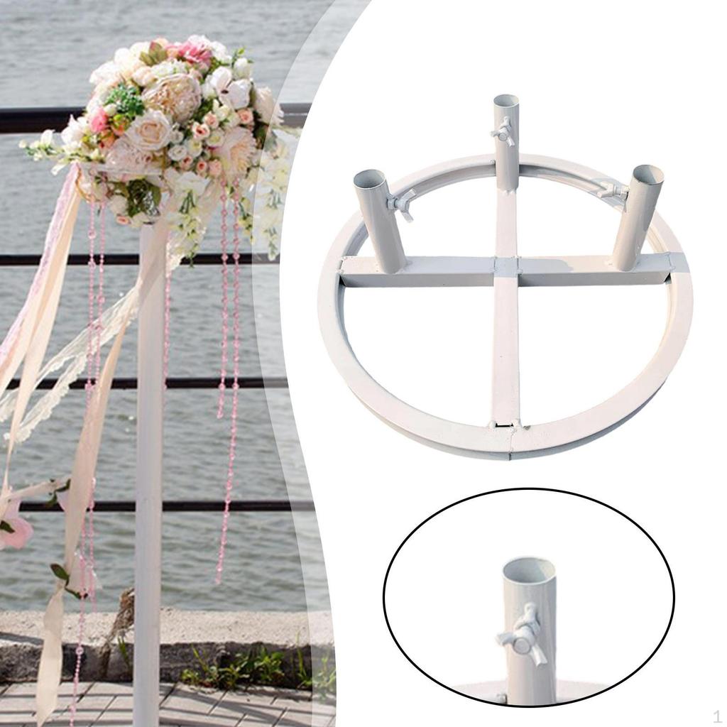 Flower Pole Display Stand Base Decoration Floral Arrangement DIY Holder for Birthday
