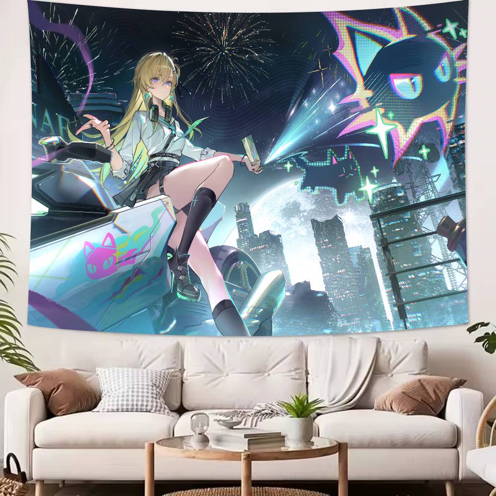 Large Fashion Pretty Hot Girl Lynae Tapestry Decoration Bedroom Dormitory Background Cloth Home Party Living Room Club Tapestry