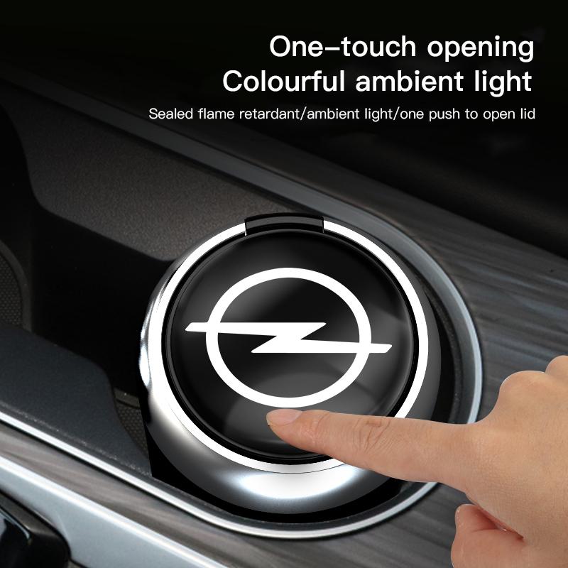 Car Ashtray LED Light Portable Detachable Ashtray Auto Interior For Opel Corsa D Astra Insignia Mokka Adam Combo OPC Vauxhall