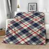 Retro Seamless Pattern Throw Lightweight 240G Flannel Blanket Soft Skin-Friendly For Summer Cooling