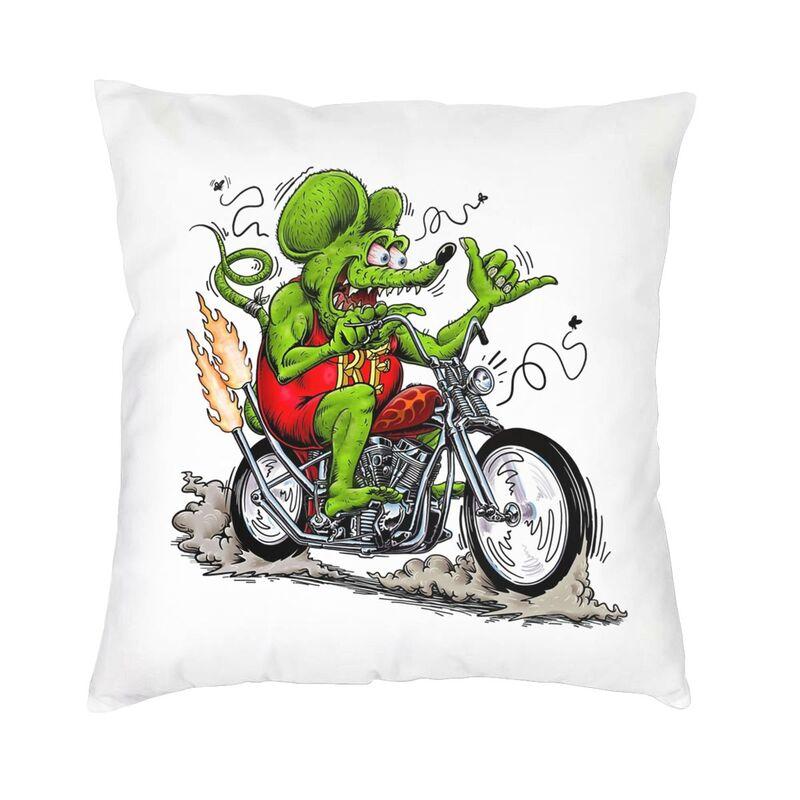 

Rat Fink Rat Fink Animation Anime Cartoon Square Throw Pillow Cover Home Decor 3D Doublesided Printing Cushion Cover for Sofa 30x30cm 12x12in