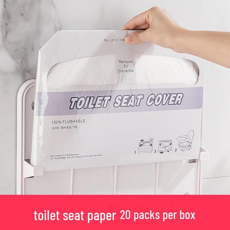 Morton Toilet Seat Paper Pads with Dispenser Box