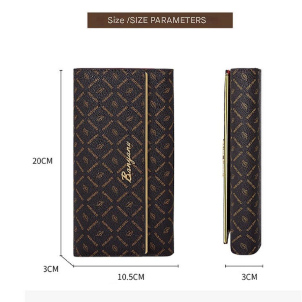 Women's Simple Modern Cowhide Long Wallet