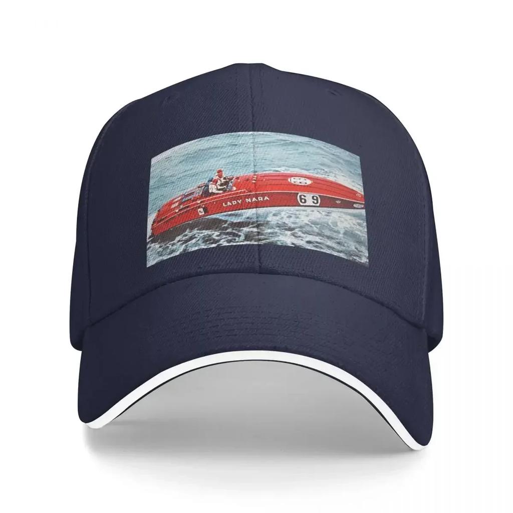 s Italian Racing Boat (Retro) Baseball Cap tea Hat Golf Hat Unisex hard hat Luxury Unisex Womens Golf Wear Unisexs
