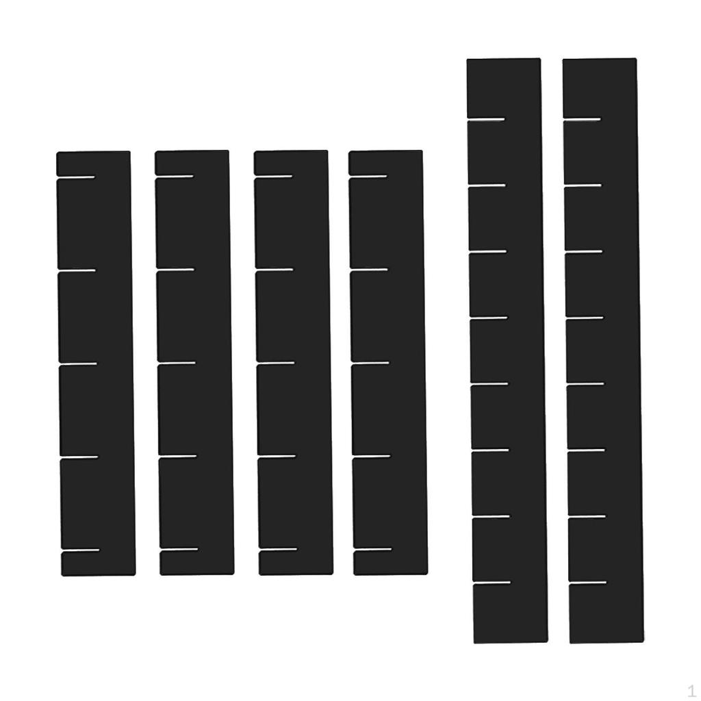 6 Pieces Drawer Dividers Organizer Partition Board Help Tidy Organizers Separators for Socks