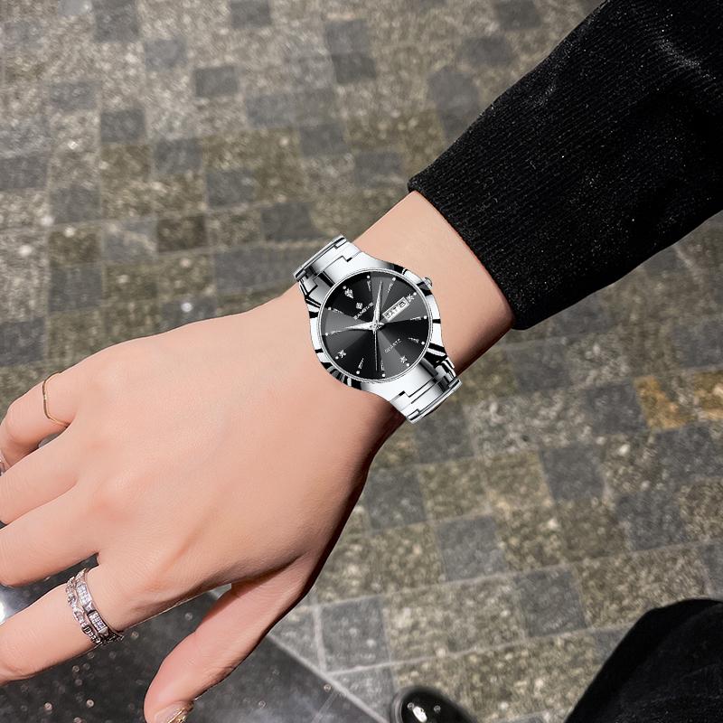 BANGWEI Watch for Women Fashion 30M Waterproof Luminous Elegant Casual Calendar Ladies Wrist Watches Business Formal Gift Clock
