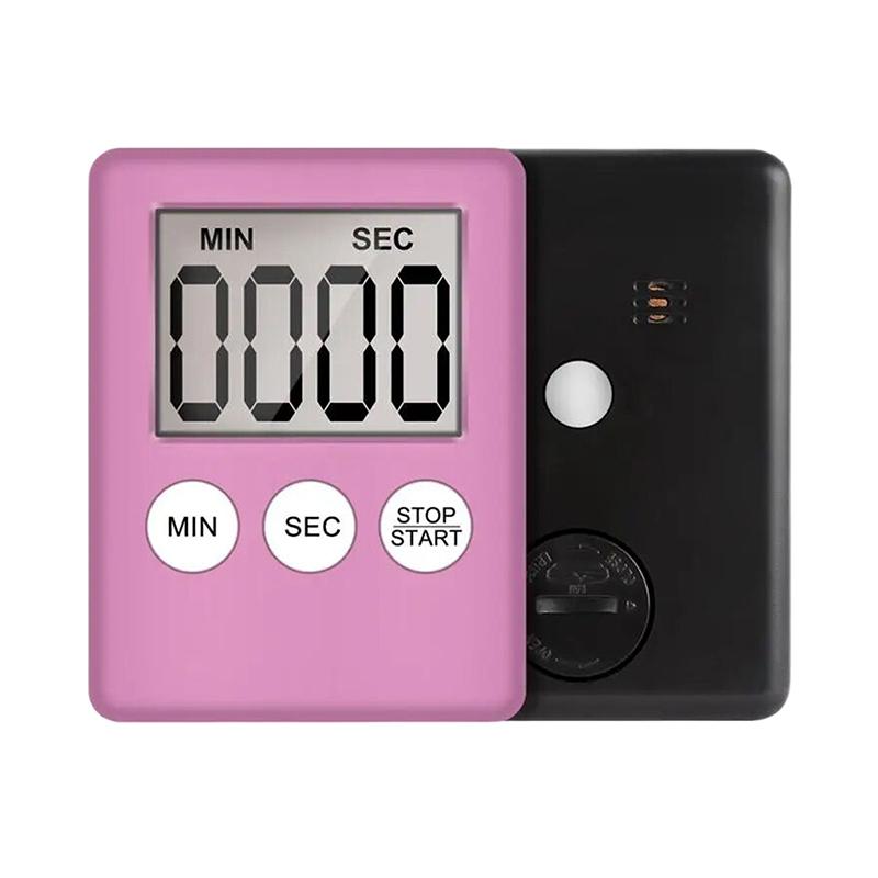 1 stk LCD Digitalt Kjøkkentimer Magnetisk Matlaging Nedtelling Opptellingstimer Klar Høy Alarm Hjemmekjøkken Matlagingstilbehør