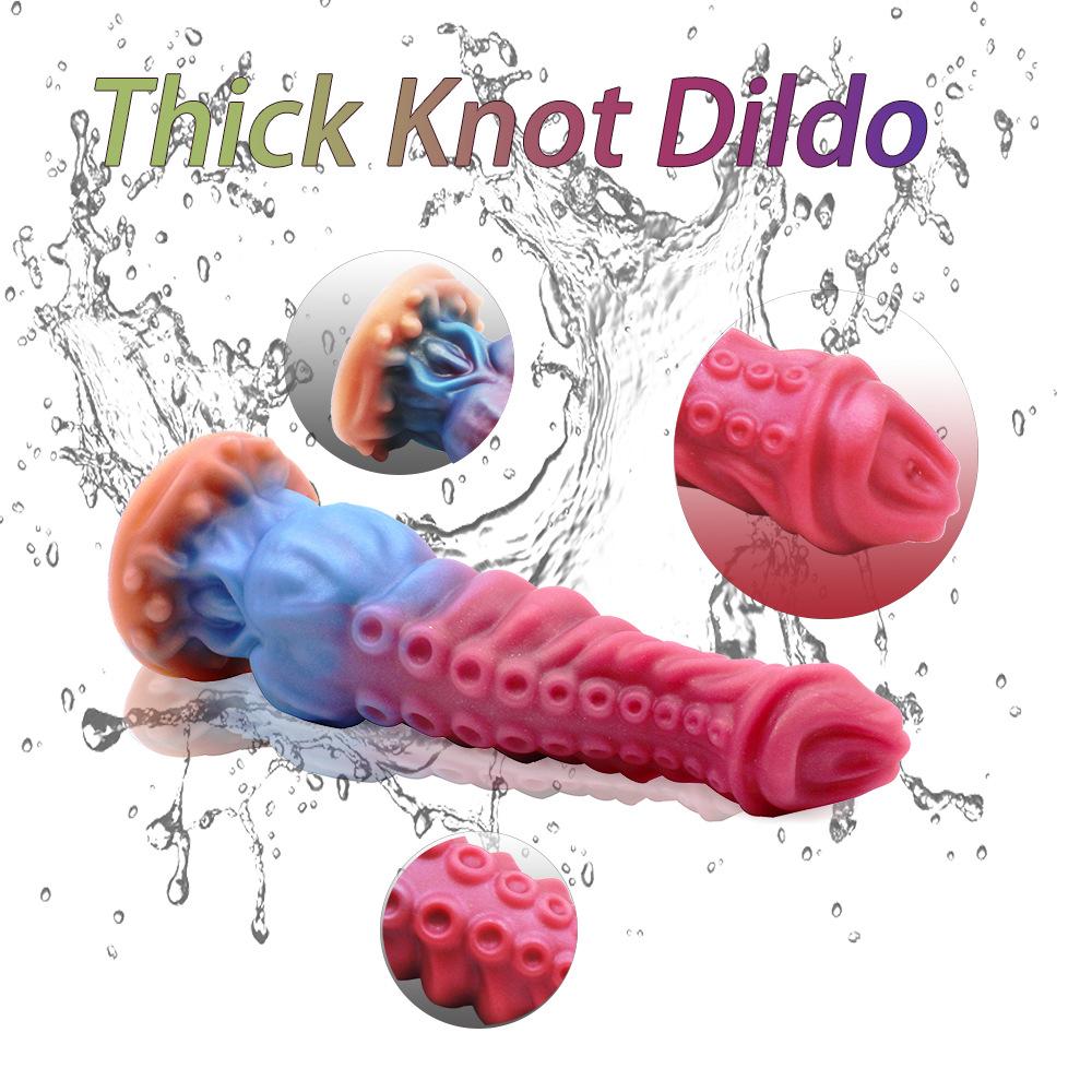 S/M/L Tentacle Anal Dildo Thick Silicone Monster Dildo Huge Penis Fake Dick Alien Dildo With Suction Cup Sex Toys For Women Men