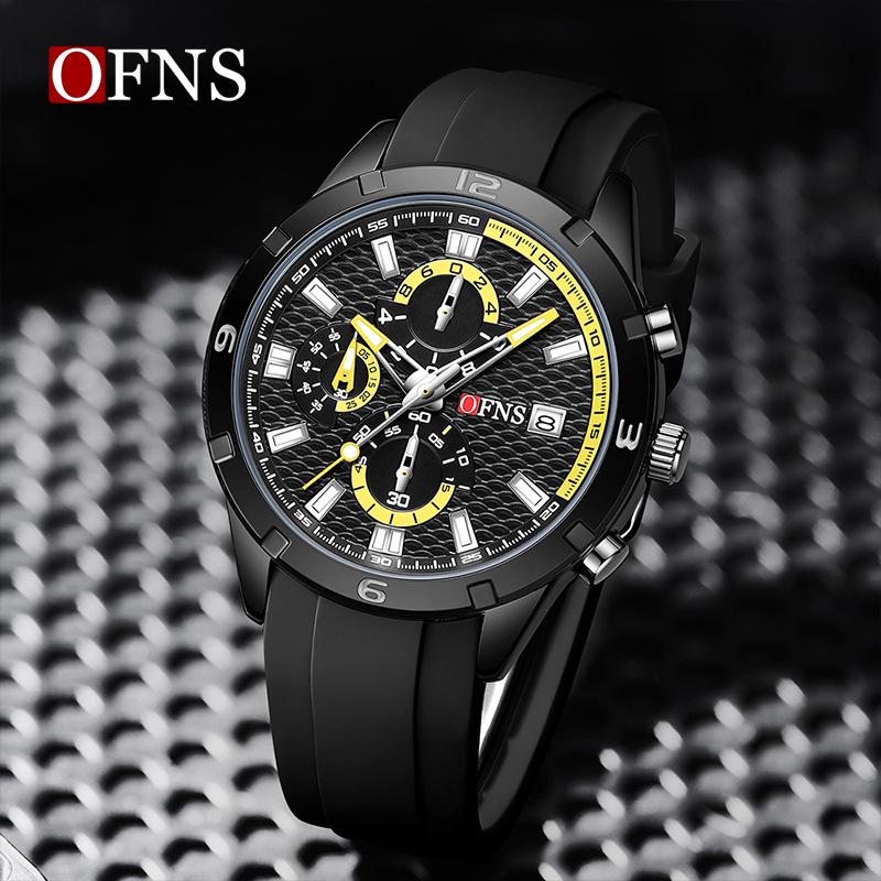 Trendy Men's Quartz Waterproof Watch with Calendar