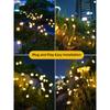 Solar Firefly Warm Light 6-head Ground Lamp 4 Packs Fireflies Ground Lights Firefly Solar Lights