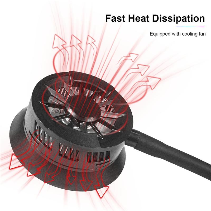 30W Clip-on Fish Tank Lamp Coral Seawater Tank Lamp Aquarium 3-Speed Timing Dimmable LED Reef Light Algae Tank Lighting 220V