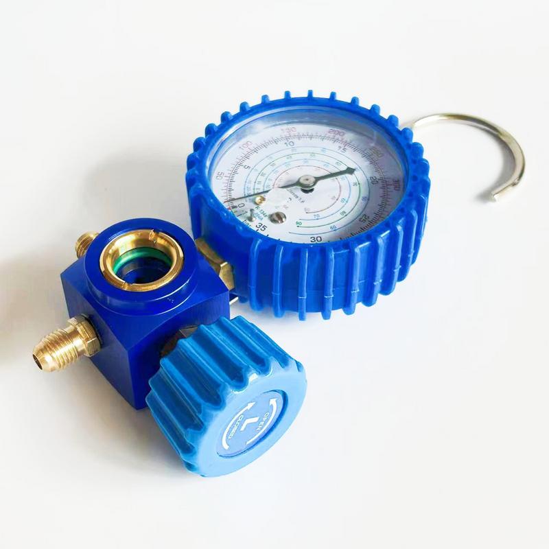 Car AC Recharge Kit Multipurpose Auto AC Recharge Kit AC Manifold Gauge Set Precise Manifold Gauge Hose Kit Automotive AC Gauge