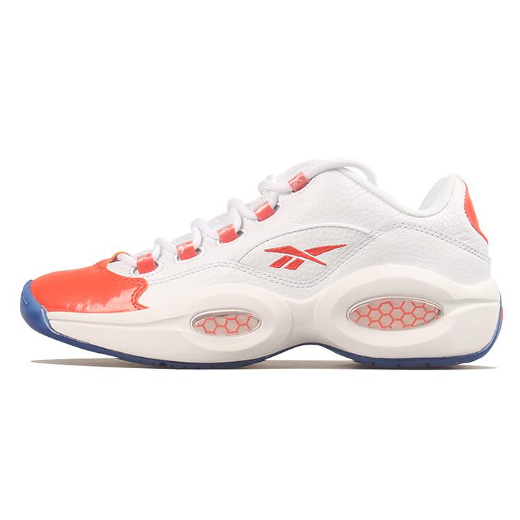 New Reebok Question Low Patent Toe Orange FX4999