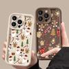 Cute Christmas Pattern Soft Phone Case For iPhone 17 Pro MAX 16 16 14 13 12 11 Pro Max 17 Air Cover
