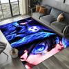 Dywanik Artystyczny 3D B-Blue L-Lock Japońskie Anime do Wystroju Pokoju Kanapy Boże Narodzenie Halloween Prezenty Dywanik do Strefy Gier Mata Podłogowa Antypoślizgowa