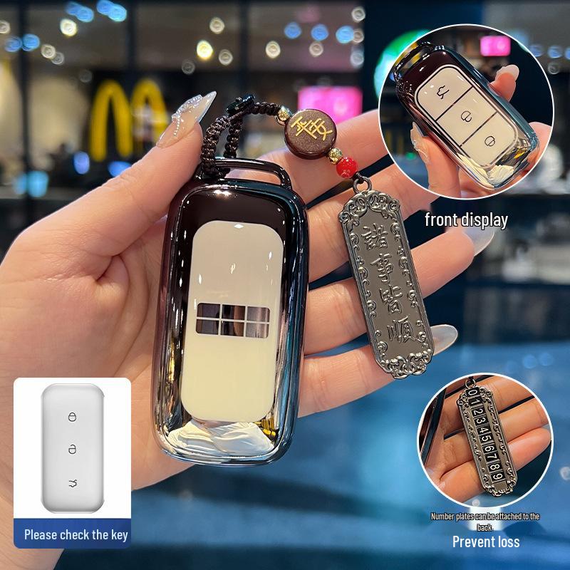 2023 Geely Galaxy L7 Starship E8 Car Key Case L6 Shell with Buckle for Men and Women