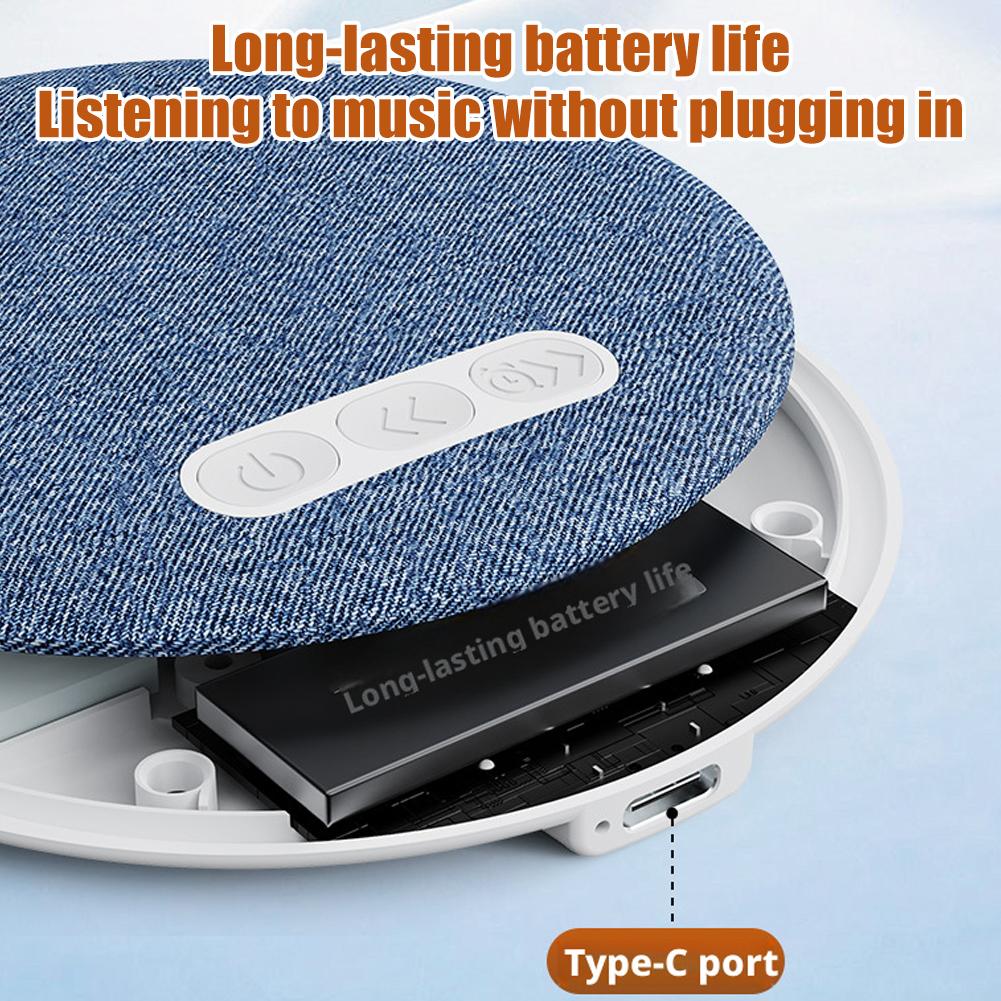 Mini Sleeping Bluetooth Speaker Wireless Bluetooth White Noise Speaker MP3 Music Player Bedside Pillow Intelligent Player