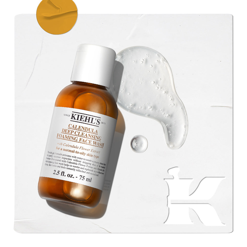 Kiehl s Calendula Deep Cleansing Foaming Face Wash 75ml