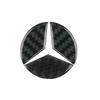 Carbon Fiber Car Steering Wheel Cover Stickers Auto Decorative Decals for Mercedes Benz New B/C/E Class A Class C200L GLC GLK DQRST1