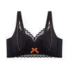 Wire-free Small Chest Gathered Hollow Lace Underwear Women's Side Breast Anti-sagging Adjustment Non-slip Massage Cup Bra