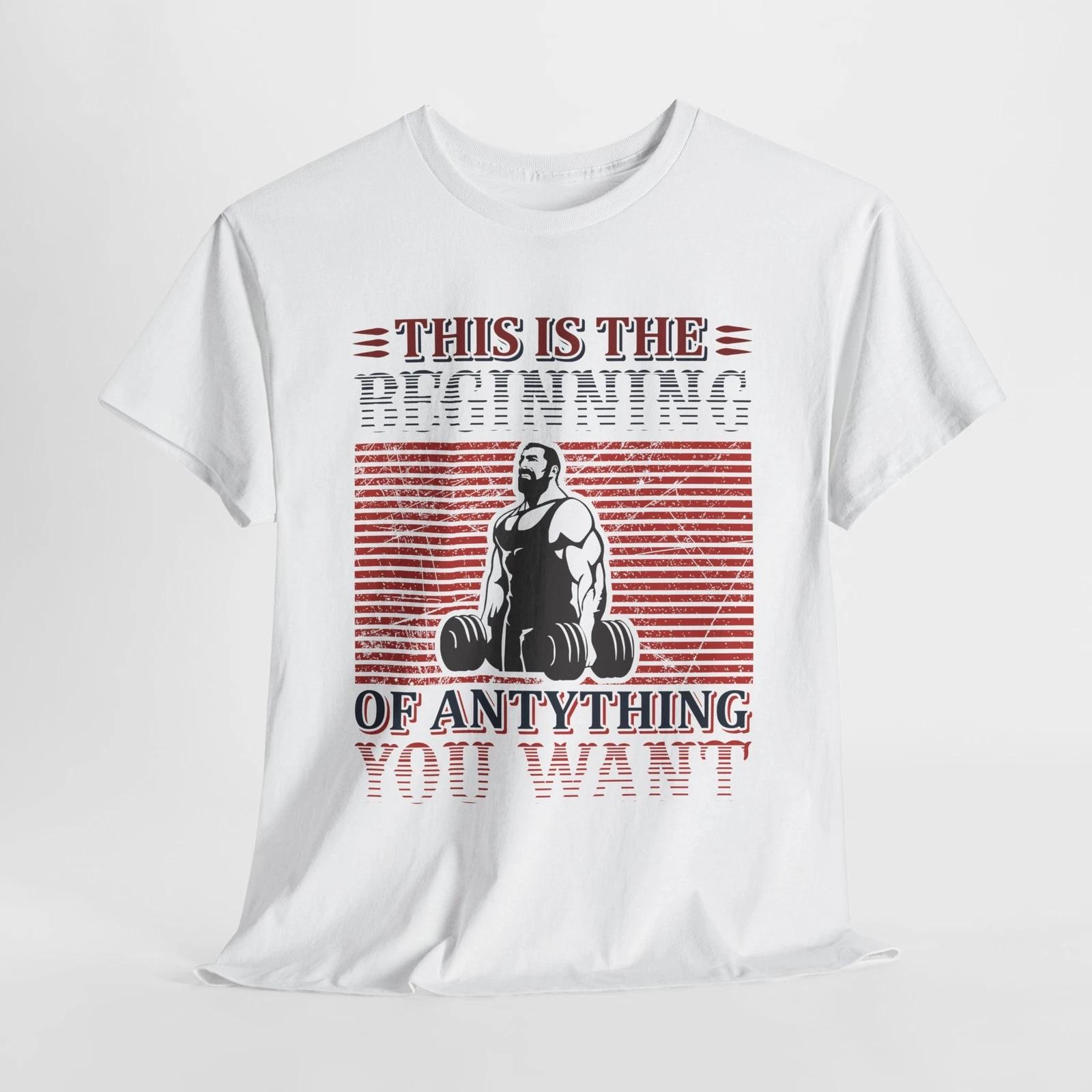 Bodybuilding T-Shirt | Muscle Training Tee | Gym Beast Workout Shirt S