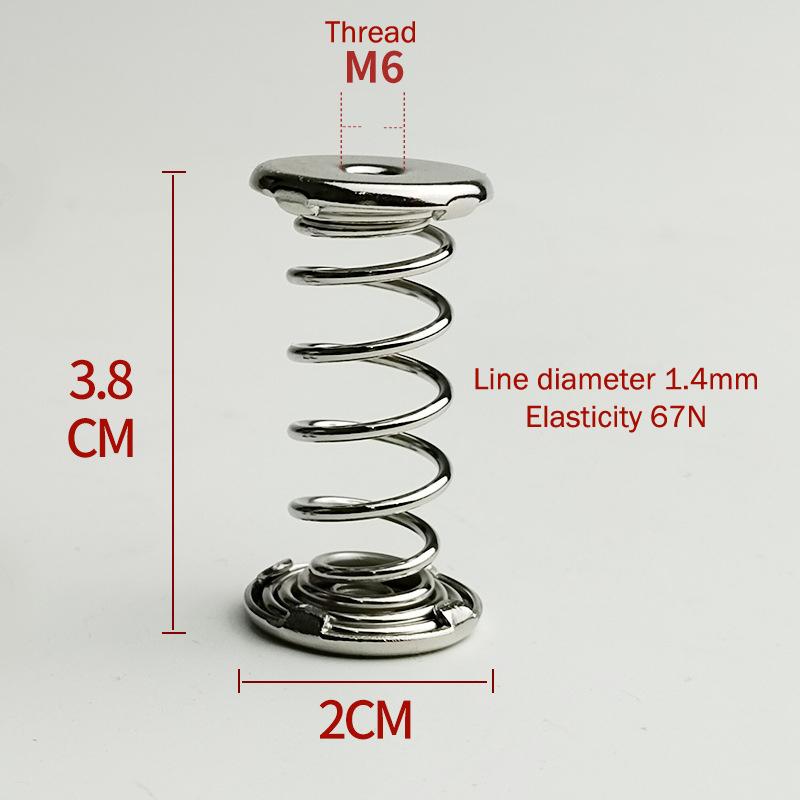 

4Pcs Vibration Damping Shock Absorbing Strong Steel Spring M5/M6 Thread Filling Machine Dispenser Accessories