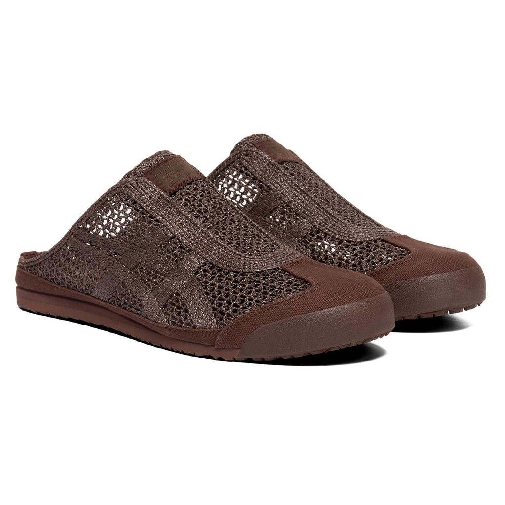 Onitsuka Tiger MEXICO 66 SABOT Closed Toe Slippers Unisex Dark Brown